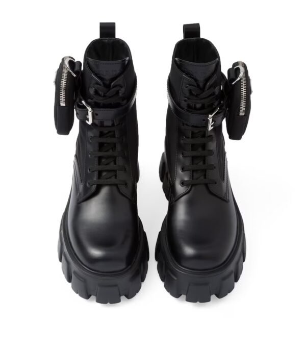 Prada
Monolith pouch-detail leather boots - Image 2