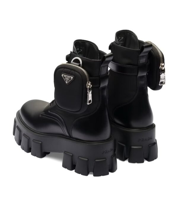 Prada
Monolith pouch-detail leather boots - Image 3