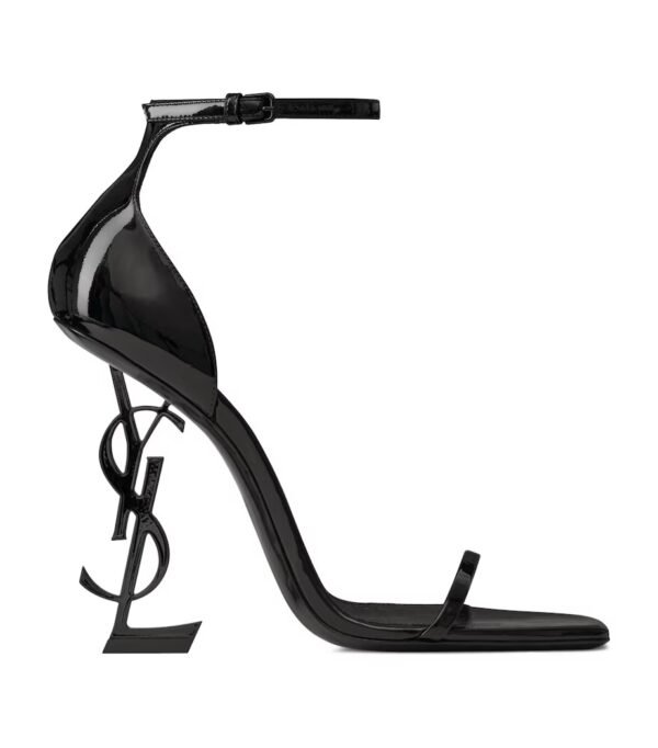 Saint Laurent
Women's Black Leather Opyum Sandals 110